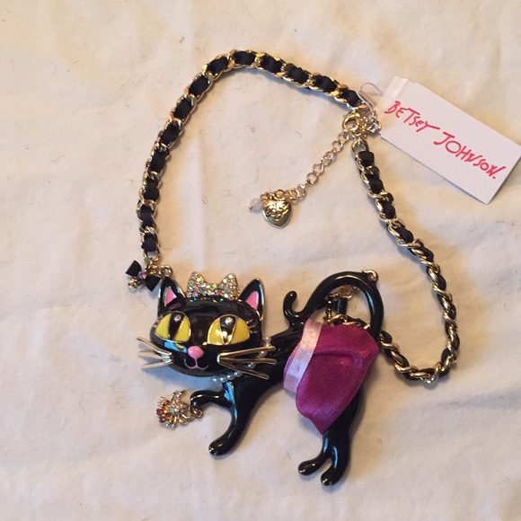 Betsey Johnson Jewelry - NWT Cat Necklace
